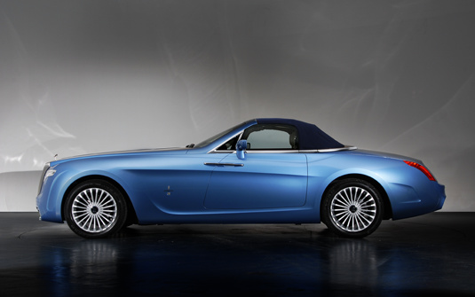 Side view - open soft top